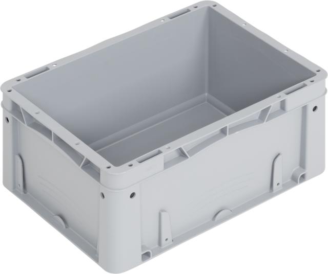 Přepravka Logiline Futura 4317.060.971 šedá, UÚ, uzavřená, ploché dno